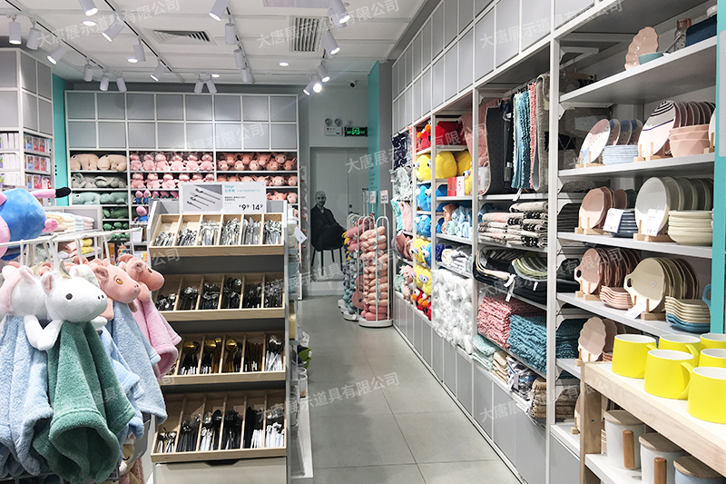 湖北精品店貨架，NOME貨架，諾米陳列架，大唐展示貨架，北歐風(fēng)貨架，三元店貨架