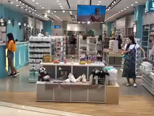 蘿崗展示貨架案例視頻