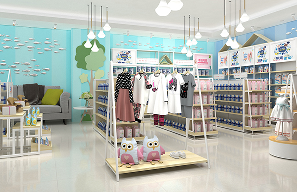 湛江母孕嬰店展示架陳列的日常打理維護(hù)