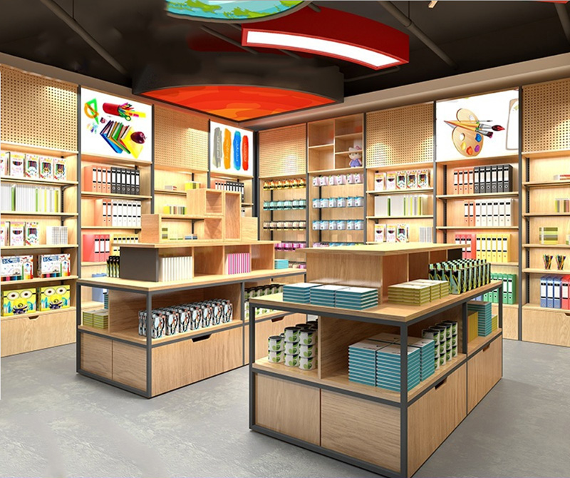 辦公用品陳列架,文體店貨架,文具店展示架