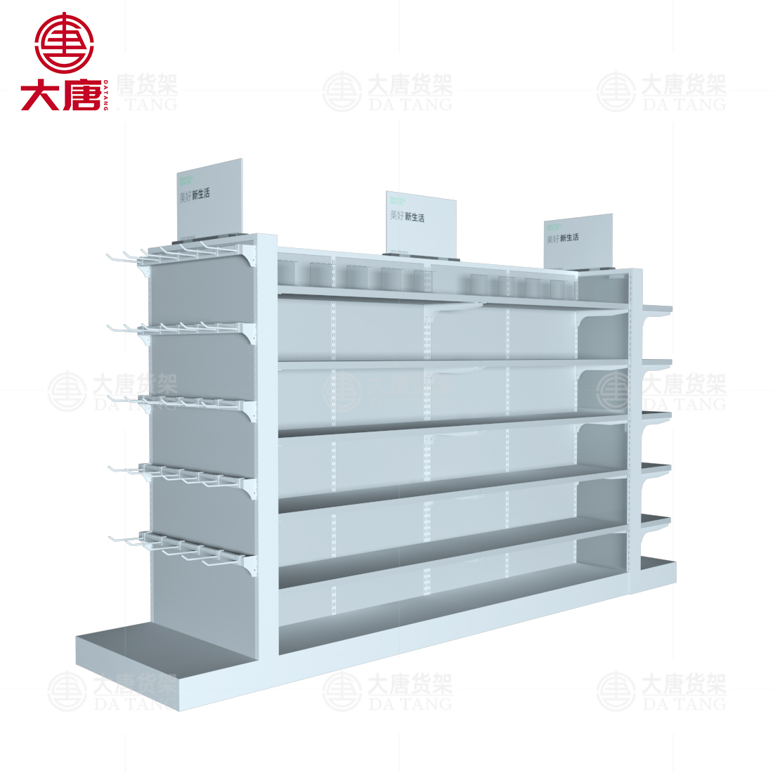 精品貨架展柜,精品貨架廠家,精品鋼木貨架,大唐展示架