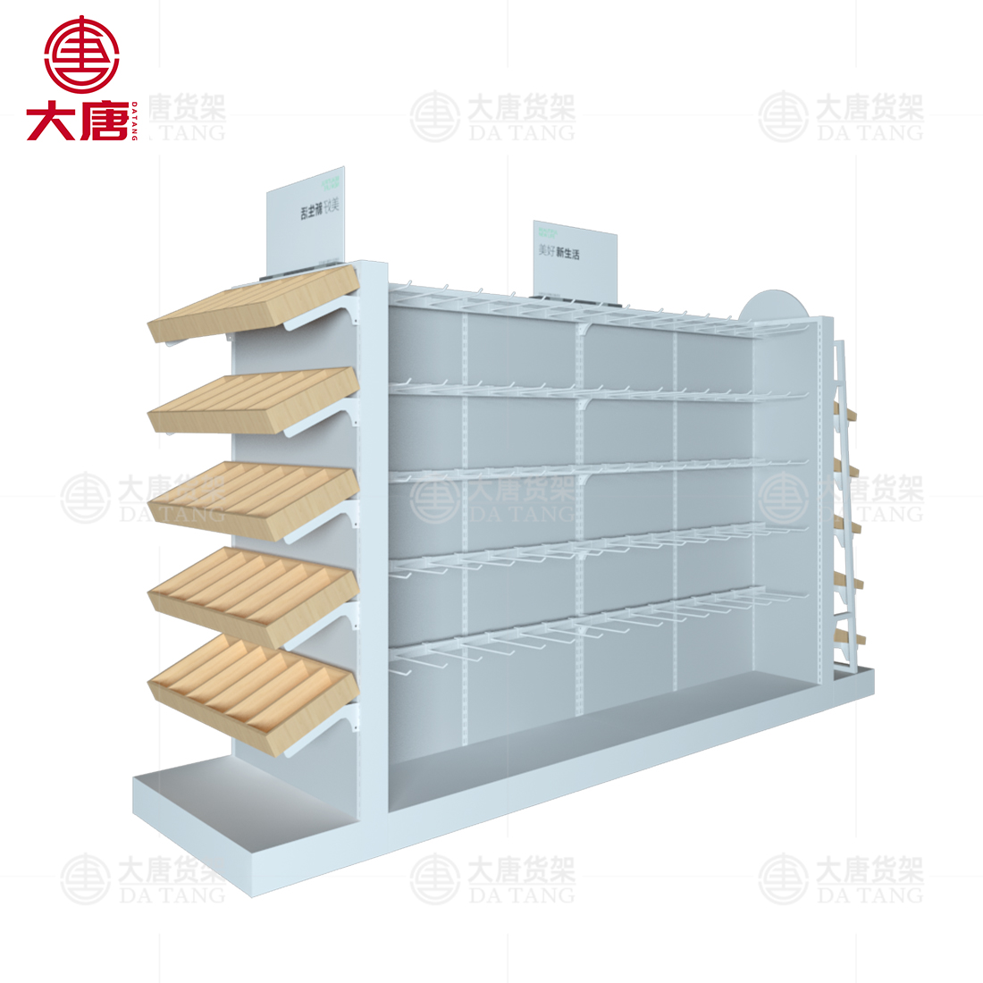 精品貨架,精品貨架展示柜,中島展示柜,大唐貨架廠家