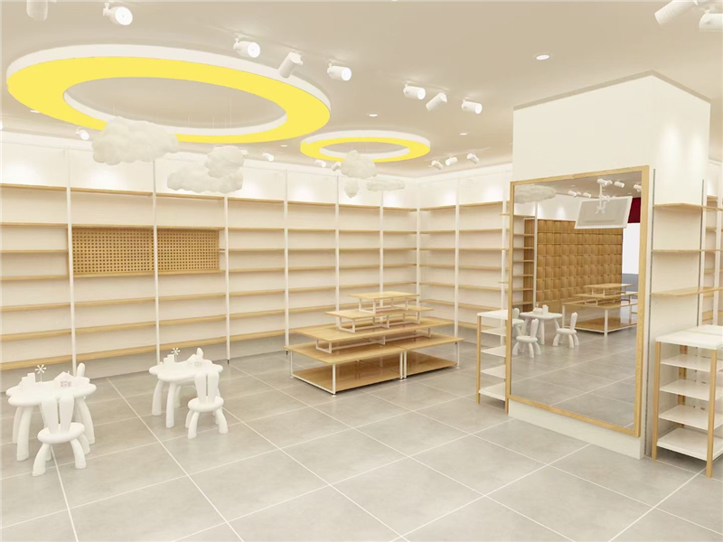 三元店貨架,精品店展示架,家居百貨貨架