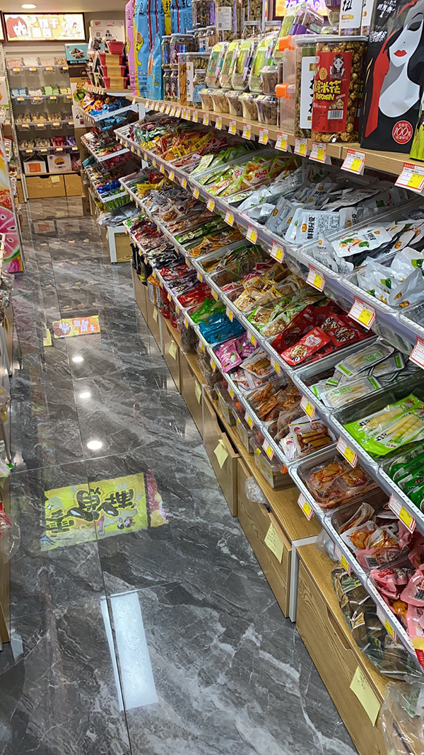 蘿崗大唐展示貨架,小食品陳列架,小零食店貨架