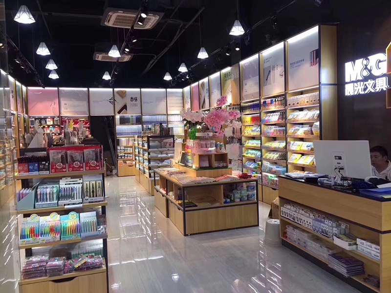 文體店貨架展示架,鋼木展示架,雙面展示架,廣州大唐貨架