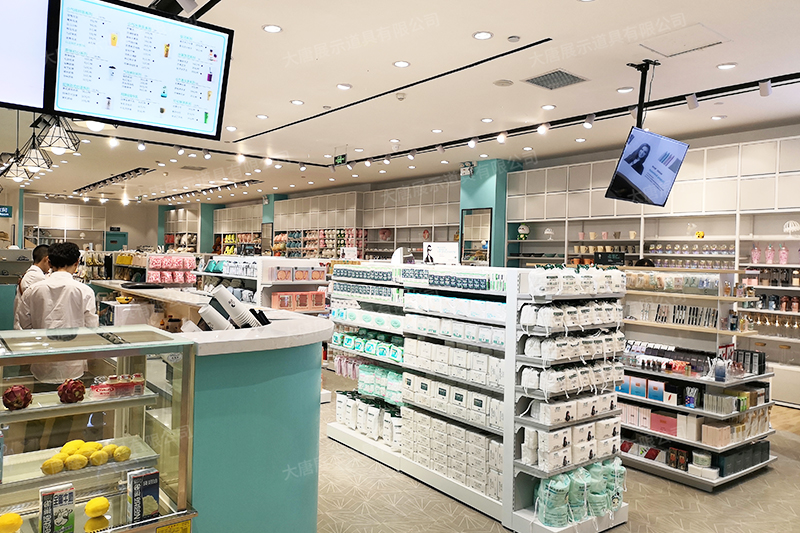 湖北精品店貨架，NOME貨架，諾米陳列架，大唐展示貨架，北歐風(fēng)貨架，三元店貨架