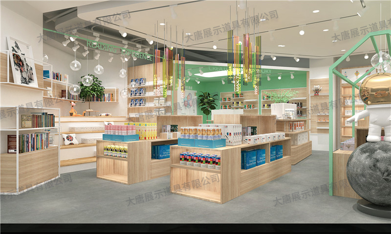 肇慶文體店貨架,文具店貨架,鋼木貨架